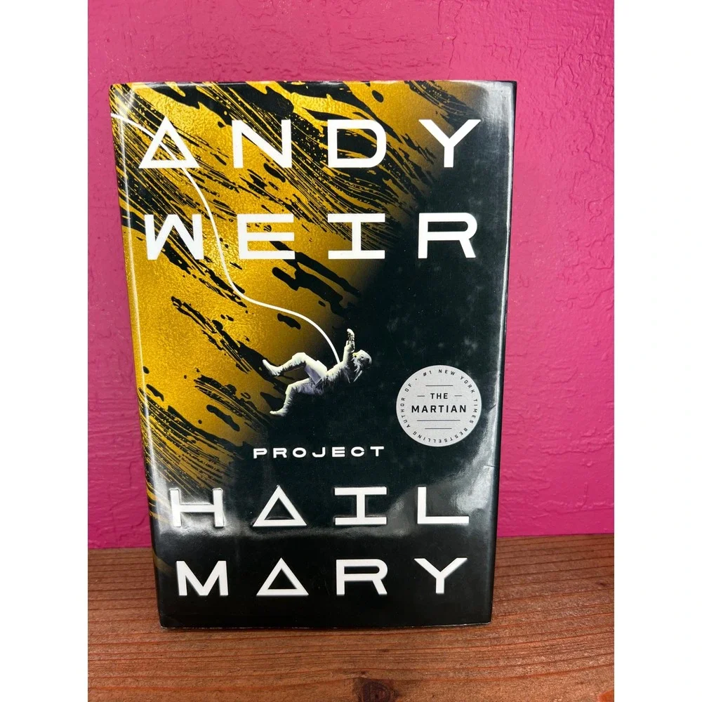 Project Hail Mary - Andy Weir (2021, Hardcover) First Edition/2nd Print, VG+